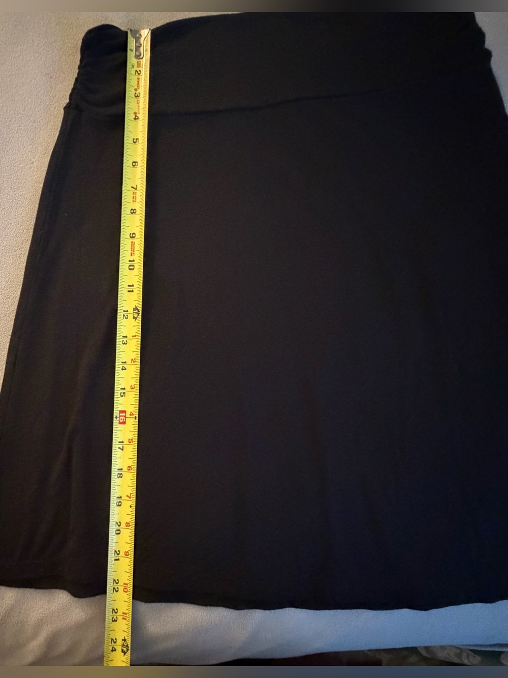 Women’s Black Women's Knit Skirt - Classic Pull-On Style